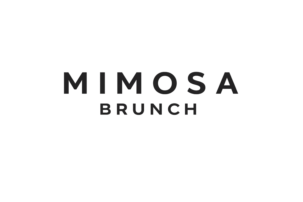 logo mimosa brunch